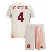 AS Roma Bryan Cristante #4 Replica Away Minikit 2024-25 Short Sleeve (+ pants)